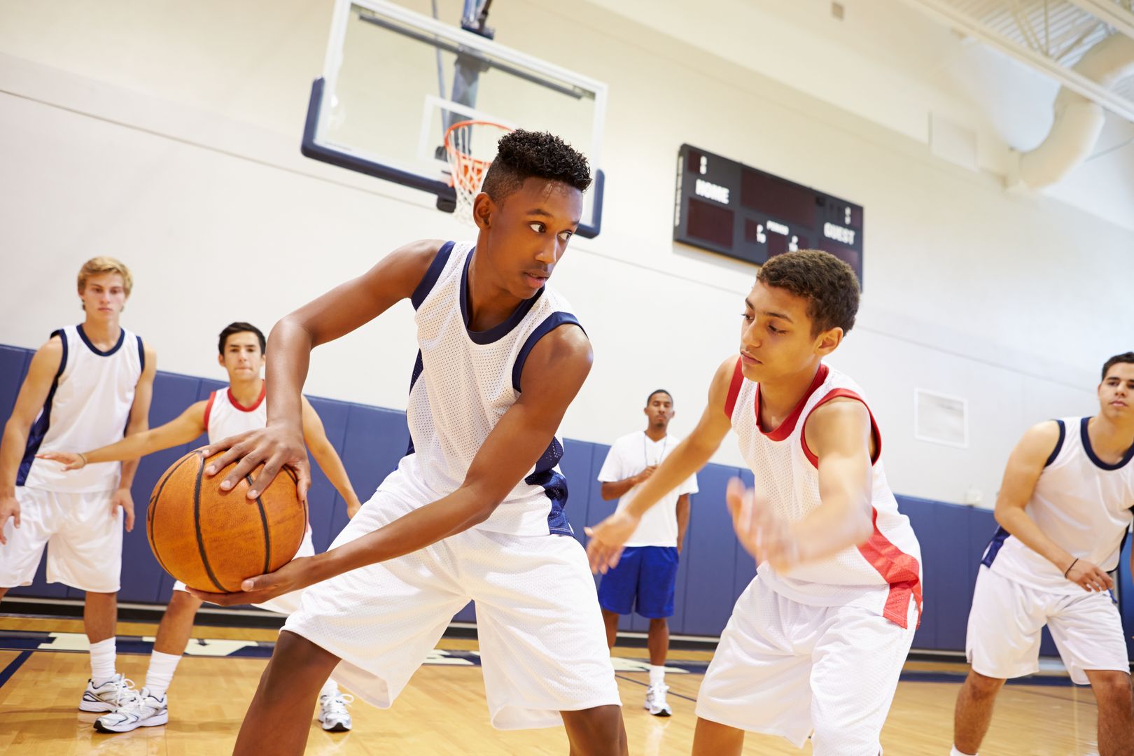 The Rec basketball match
